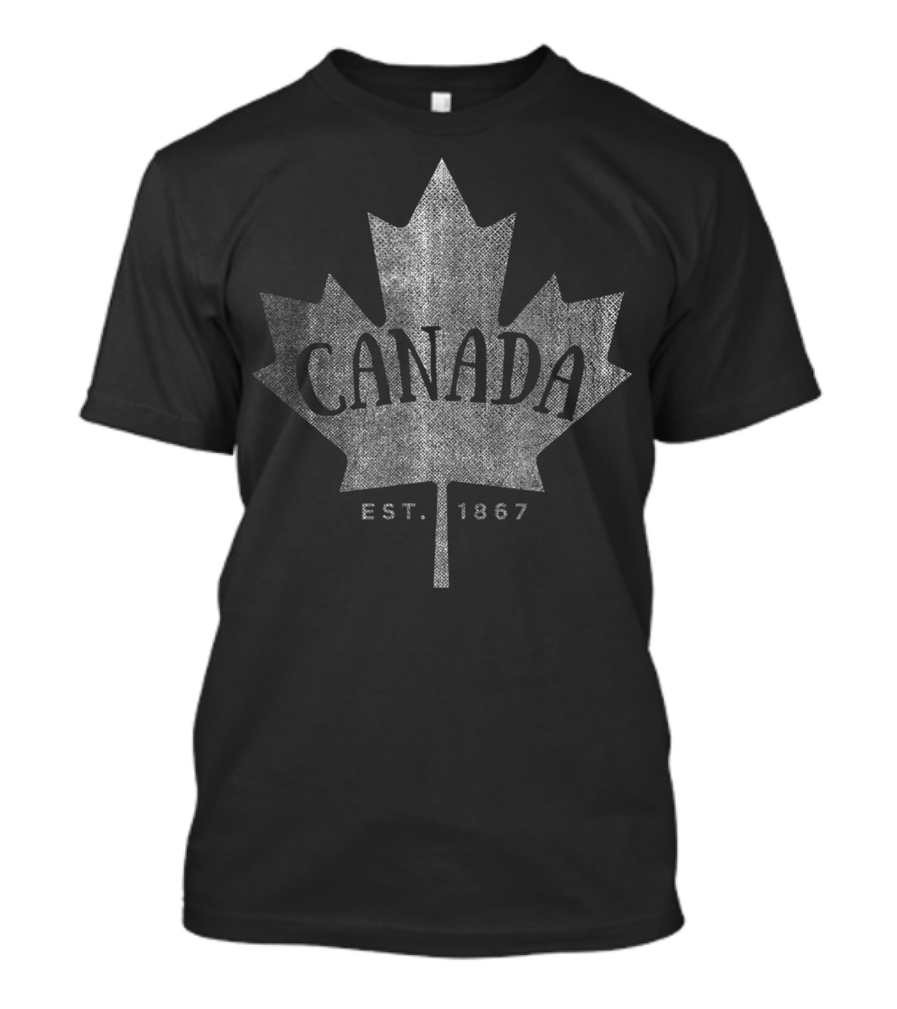 Canada Est 1867 Maple Leaf Emblem T-Shirt