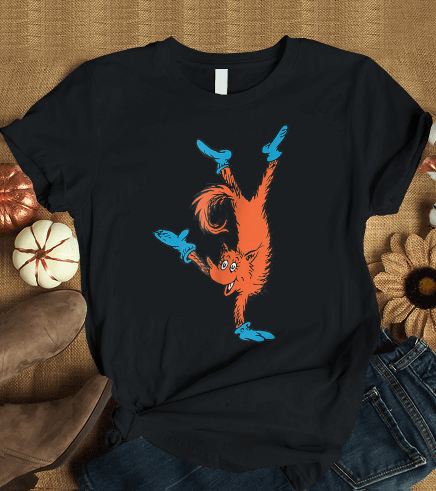 Dr Seuss Fox in Socks Performing Handstand T-Shirt
