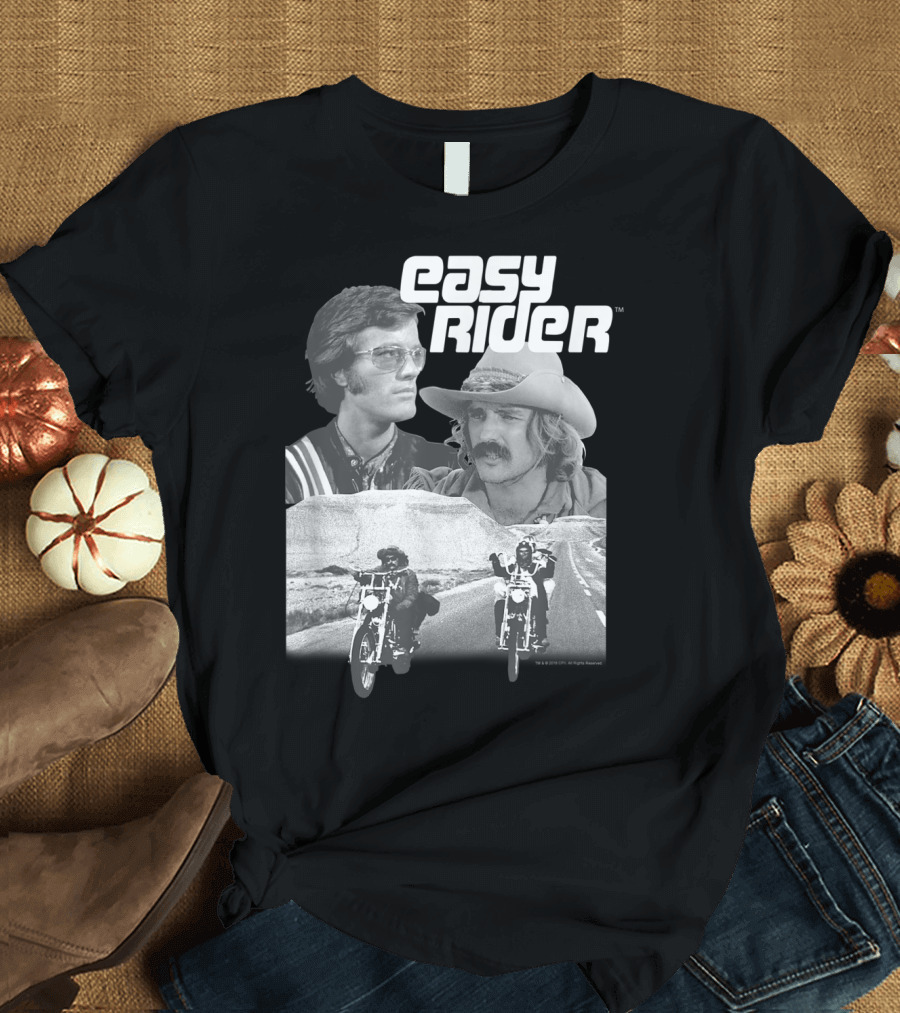 Easy Rider Fonda Hopper Motorcycles Road Adventure T-Shirt