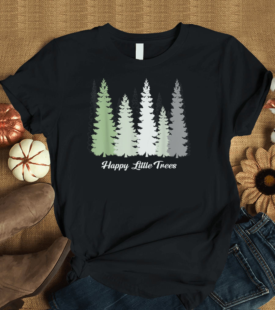 Happy Little Trees Bob Style Forest T-Shirt
