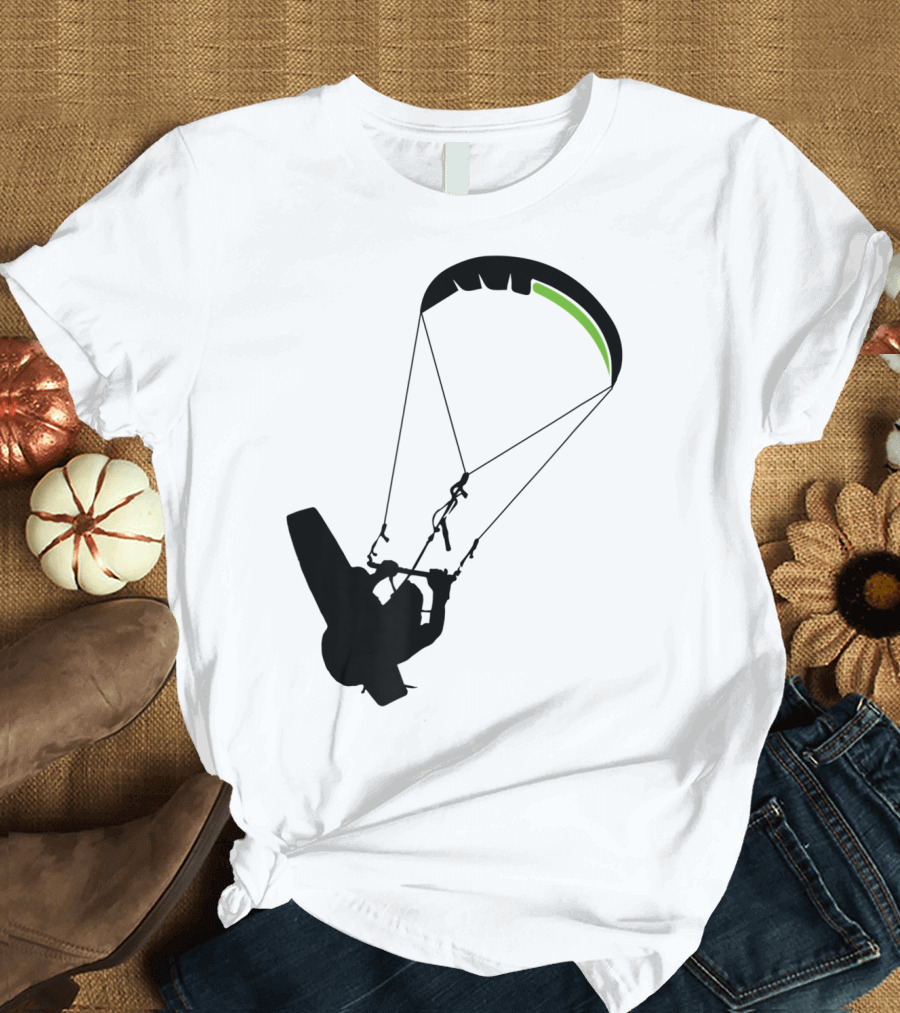 Cool Kitesurfing I Kitesurf Silhouette Adventure T-Shirt