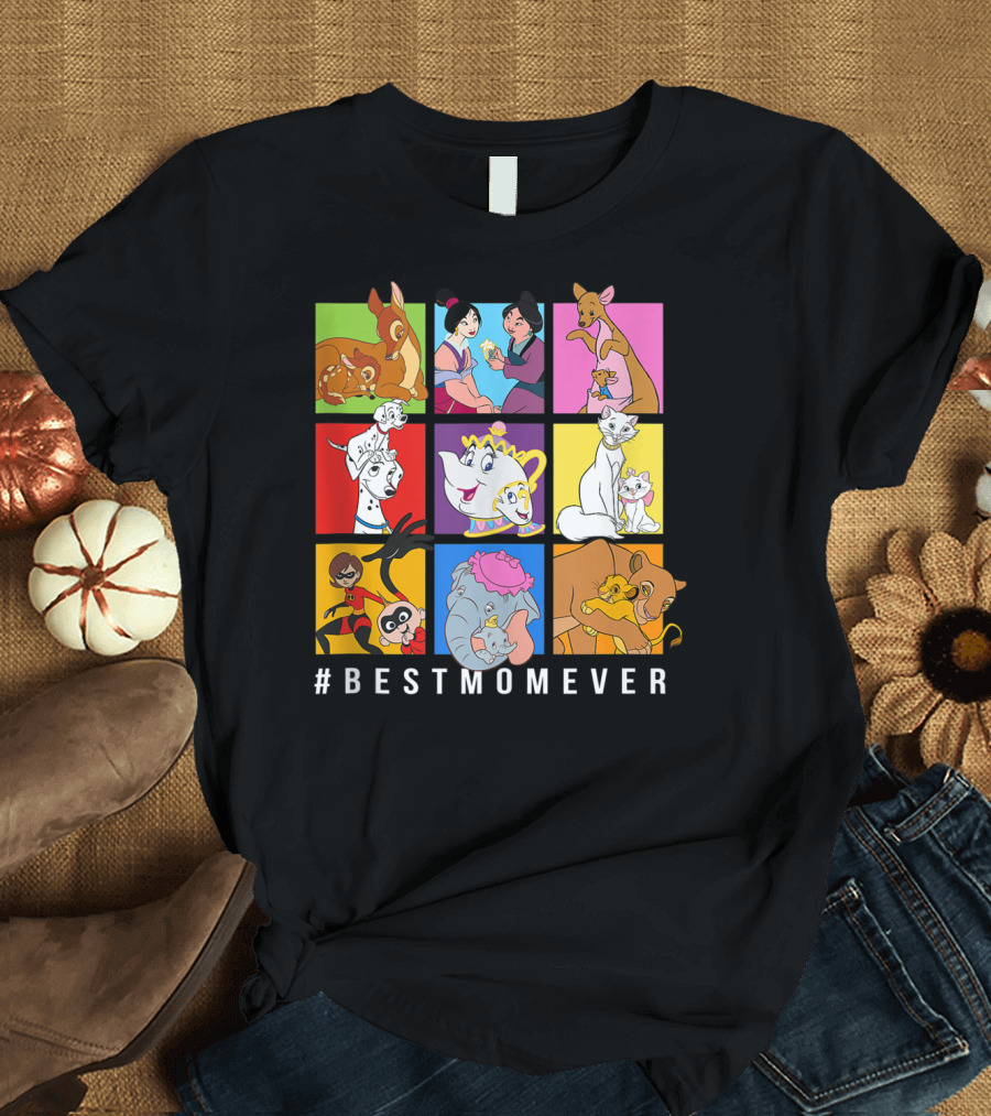 Disney Mother's Day Tank Top #BestMomEver Featuring Dumbo Mulan Bambi Lion King Aristocats T-Shirt
