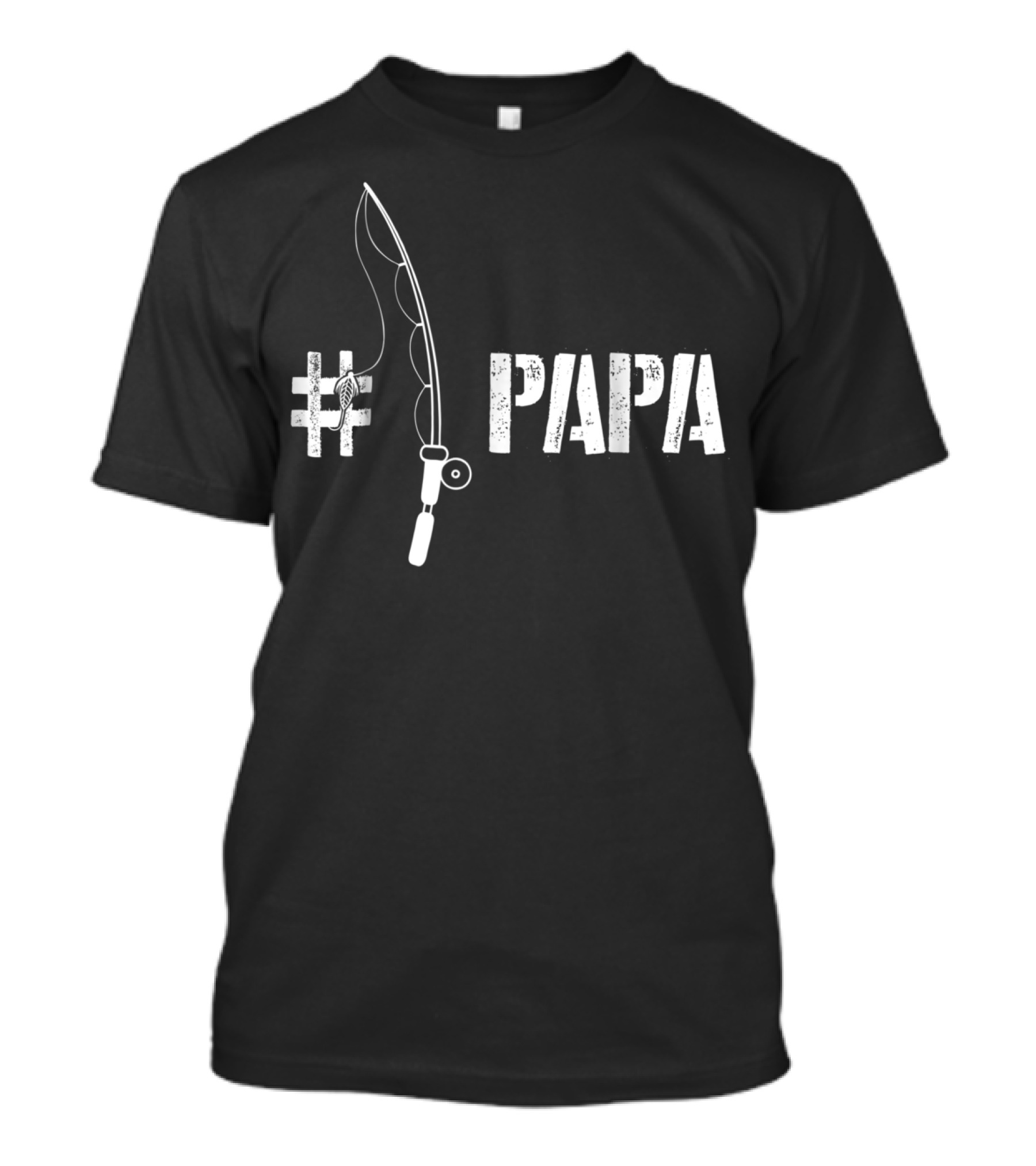 Papa Fishing Funny Fisherman Daddy T-Shirt