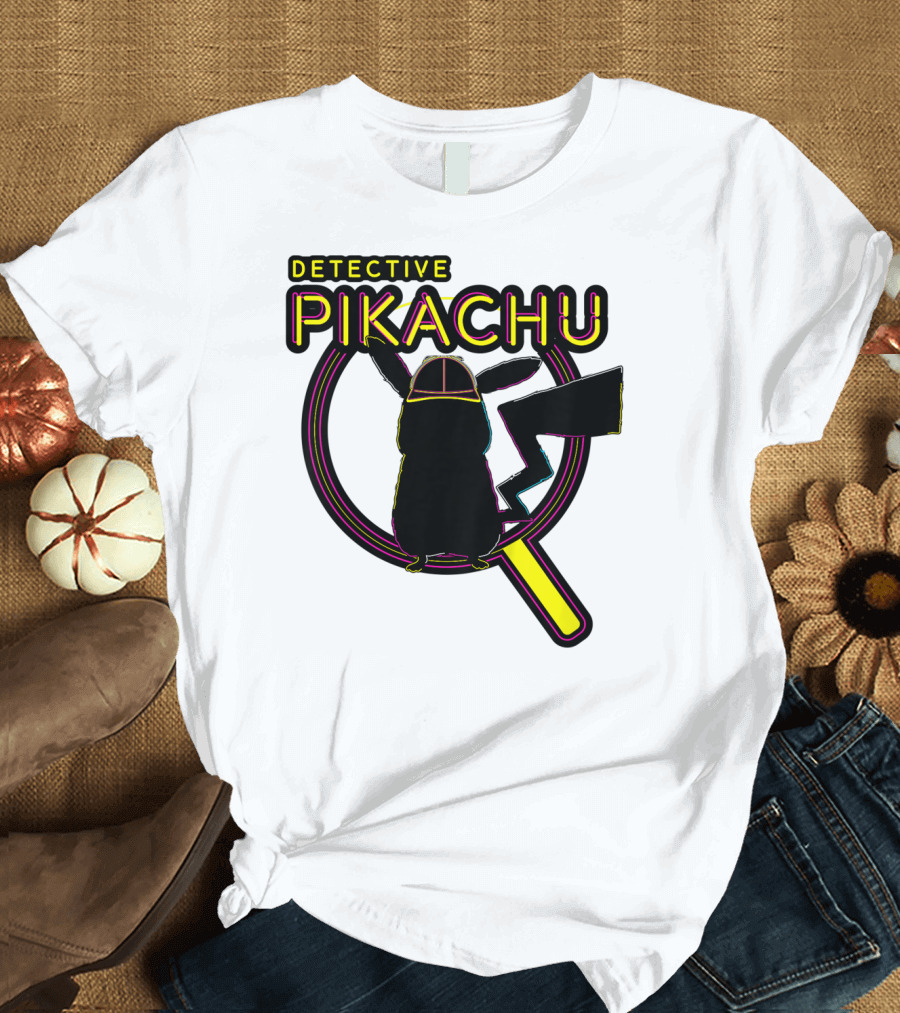Detective Pikachu Magnify Pikachu Kids Iconic T-Shirt