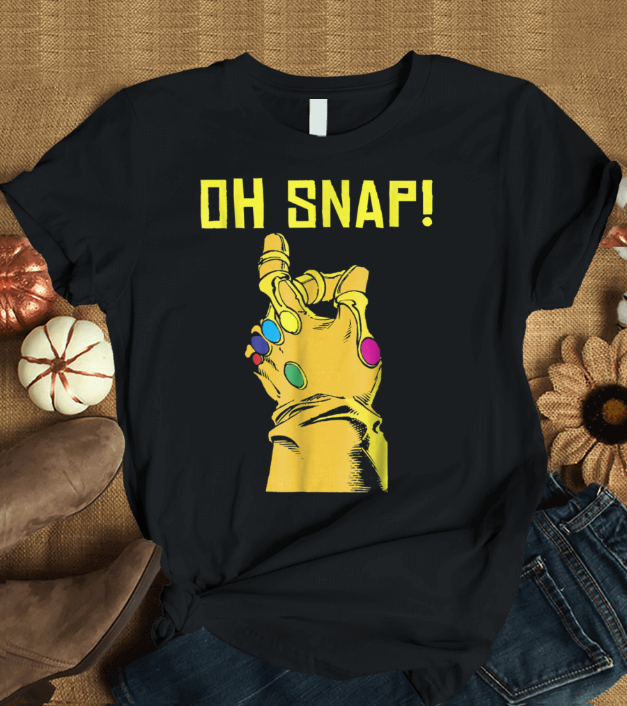 Marvel Oh Snap Infinity Gauntlet Thanos T-Shirt