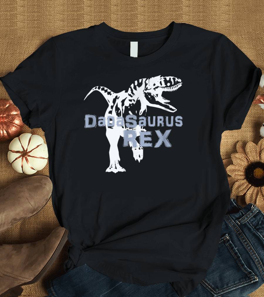 Father Son DaDaSaurus Rex Dinosaur Matching T-Shirt