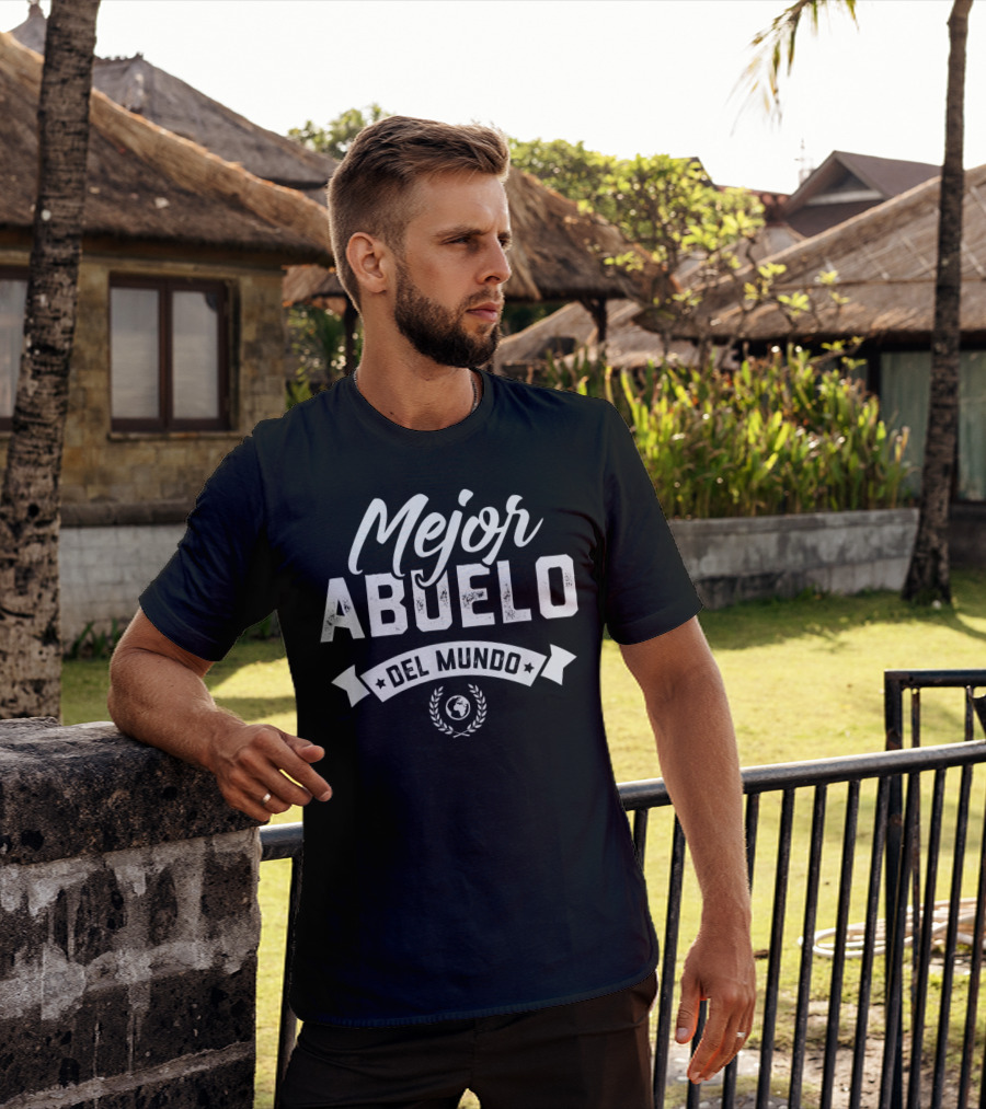 Mejor Abuelo Del Mundo Regalo Para Abuelo Mens T-Shirt