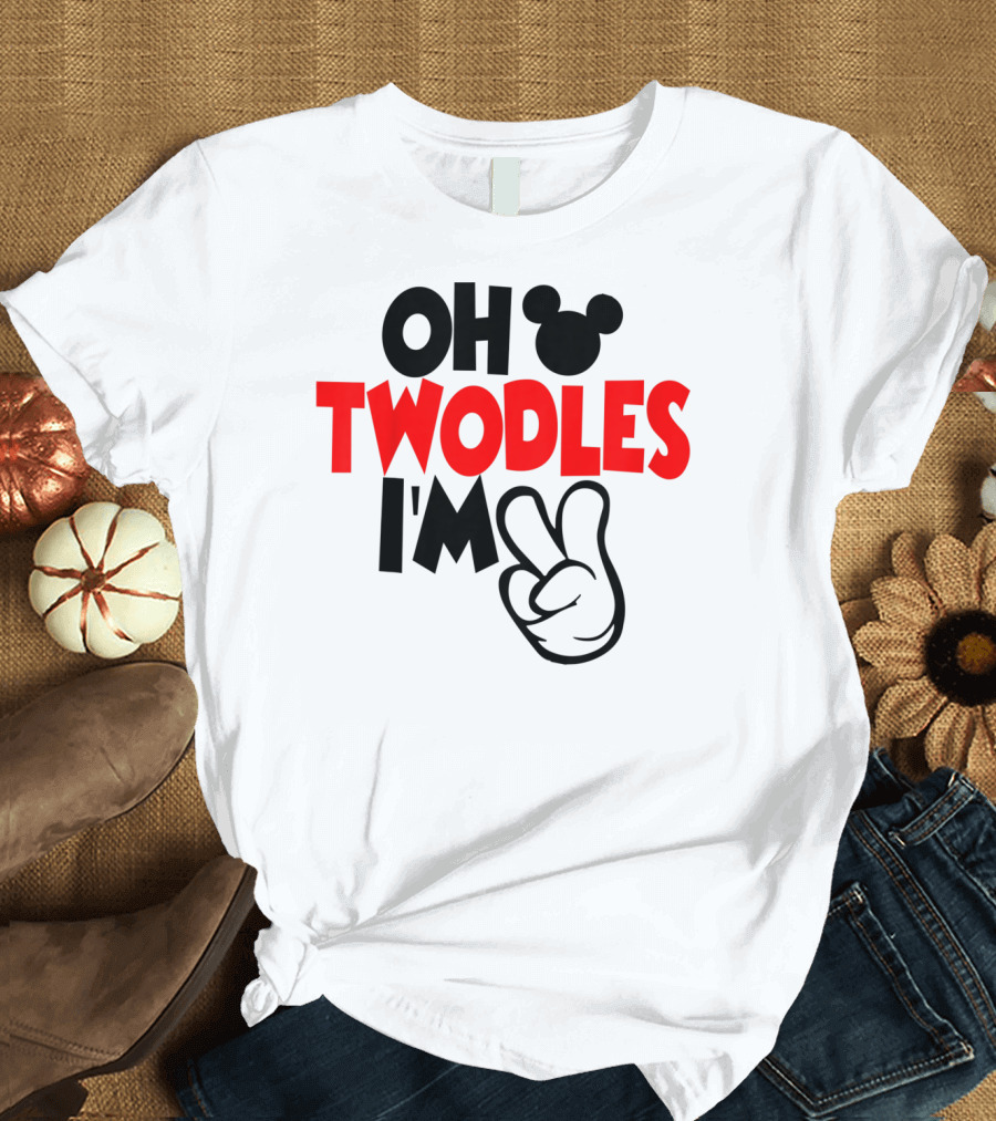 Oh Twodles I'm Two Year Old Birthday T-Shirt