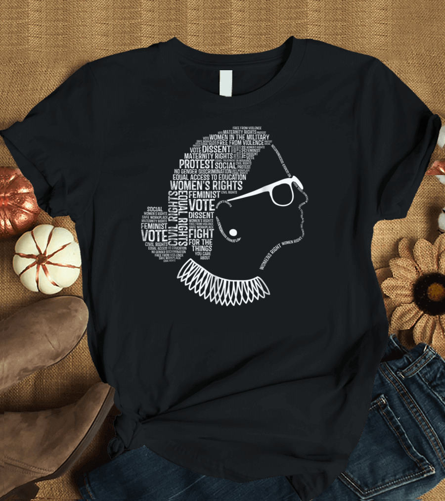 Ruth Bader Ginsburg Women's Rights Feminist Civil Rights Vote Dissent Protest Maternity Rights T-Shirt