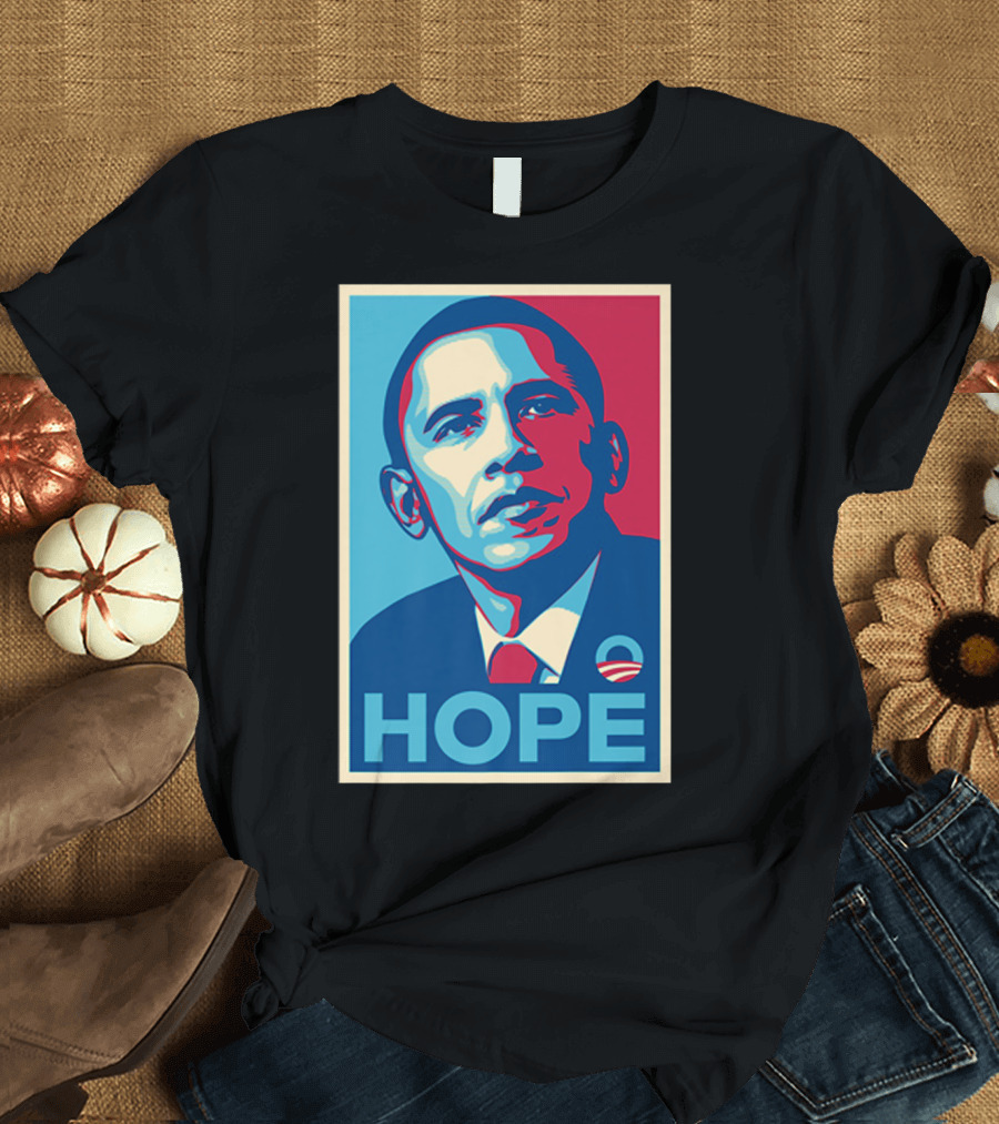 Obama HOPE Poster Iconic Election Campaign T-Shirt
