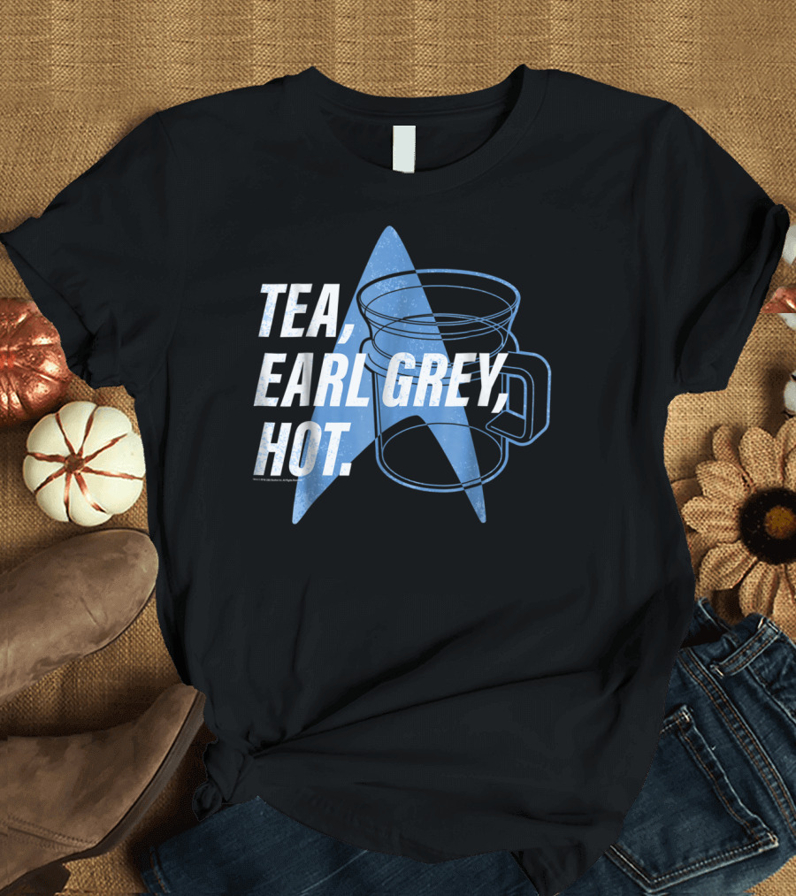 Star Trek Next Generation Tea Earl Grey Hot Vintage Logo Mug T-Shirt