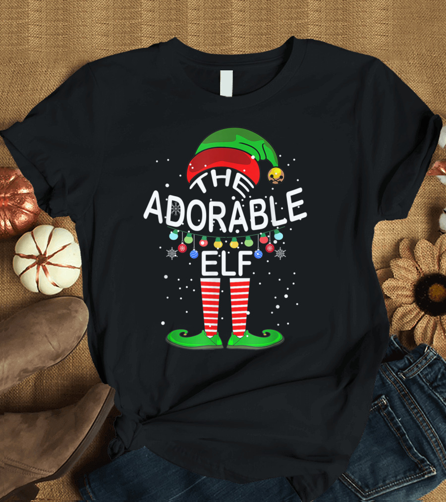 The Adorable Elf Christmas Family Matching T-Shirt