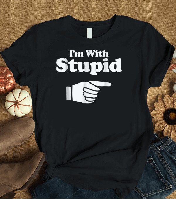 T-Shirt: I'm With Stupid Manatee for Men Kids and Women T-Shirt I'm With Stupid Manatee for Men Kids and Women T-Shirt