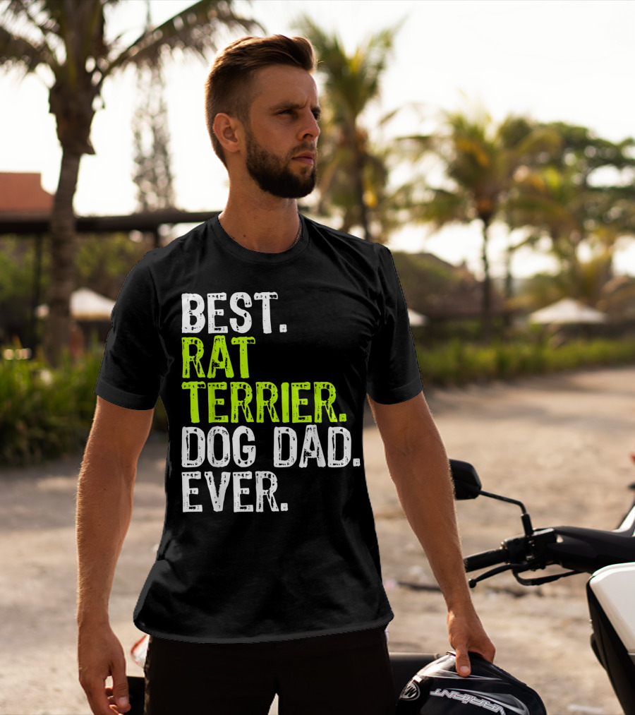 Best Rat Terrier Dog Dad Ever T-Shirt