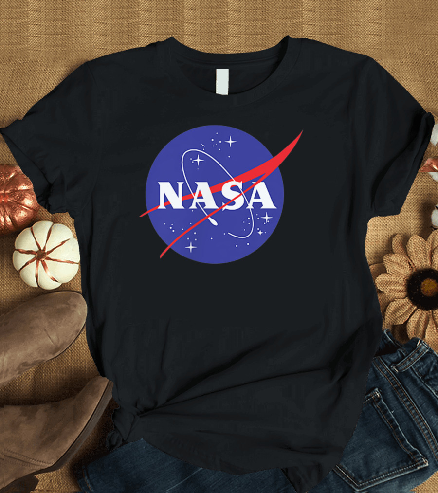 NASA Insignia Meatball Logo Blue and Red T-Shirt