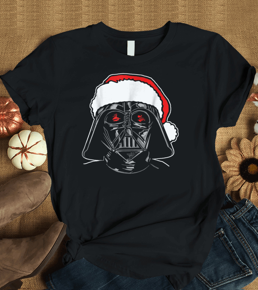 Darth Vader Santa Christmas Star Wars Sketch T-Shirt