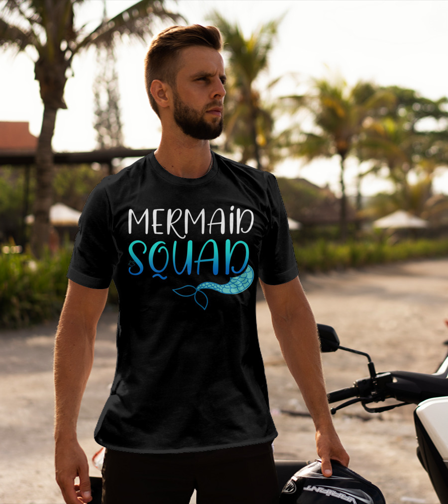 Mermaid Squad Fun Ocean Tail Insight T-Shirt