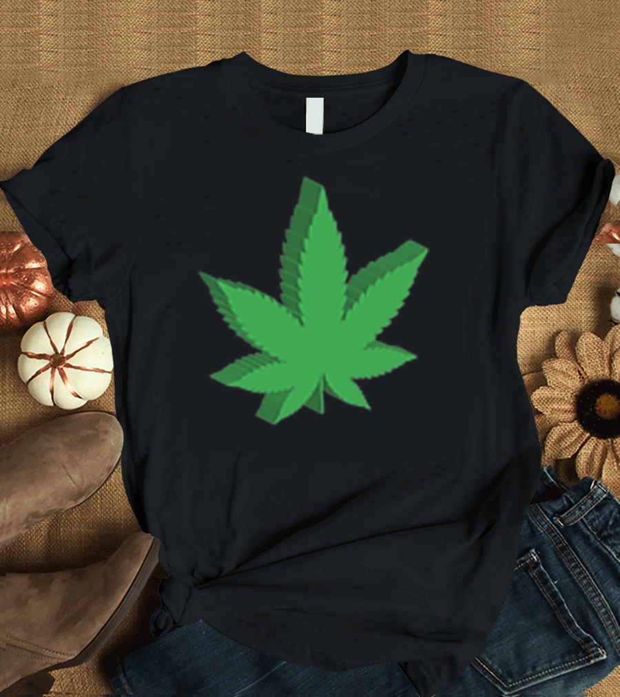 Marijuana Leaf 3D Green T-Shirt
