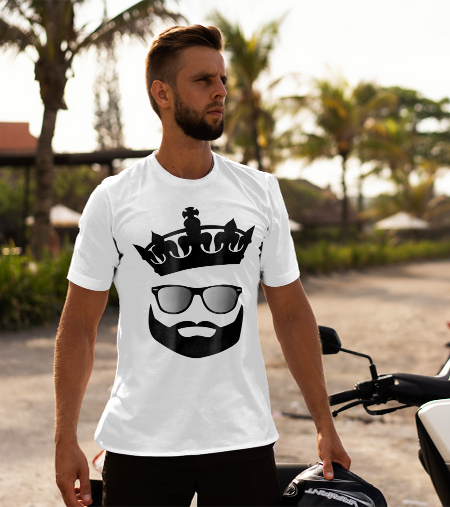 BEARD KINGS SHADES CROWN ICONIC T-Shirt