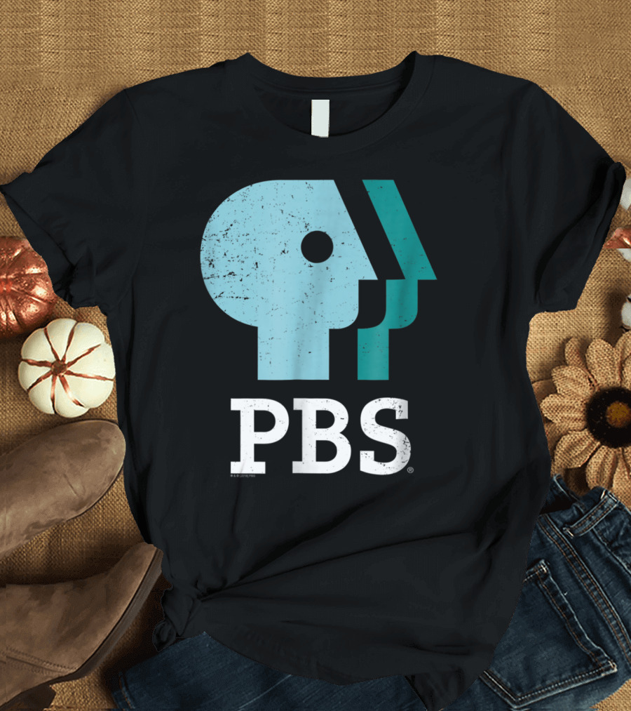 PBS Distressed Sky Mint Pistachio T-Shirt