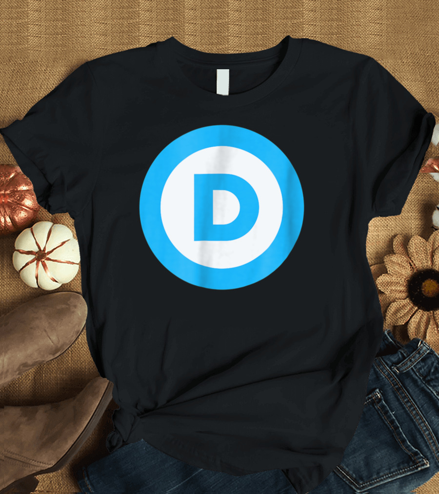 Vote Elect Democrat Freedom D Circle T-Shirt