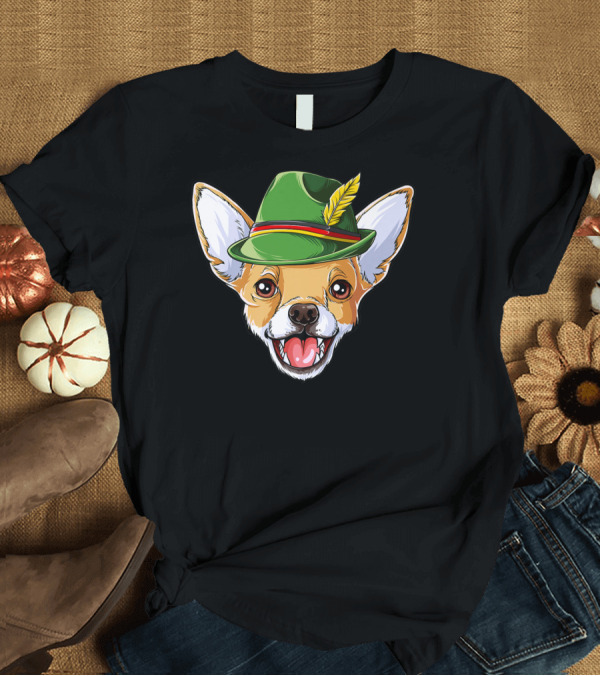 T-Shirt: Chihuahua Oktoberfest Kids Boys Lederhosen Bavarian Hat T-Shirt Chihuahua Oktoberfest Kids Boys Lederhosen Bavarian Hat T-Shirt