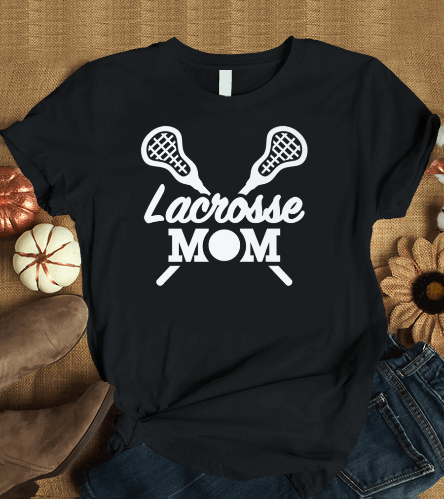 Lacrosse Mom Sticks and Ball T-Shirt