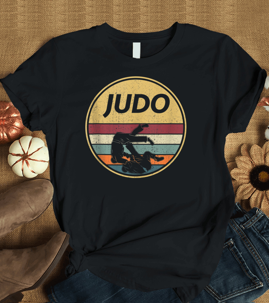 Retro Judo Judoka Throw T-Shirt
