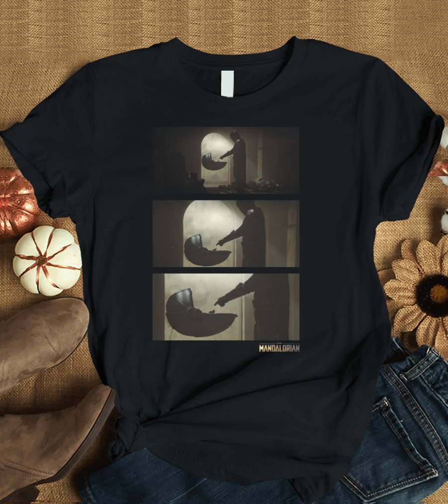 The Mandalorian The Child Panel Zoom Star Wars Scenes T-Shirt