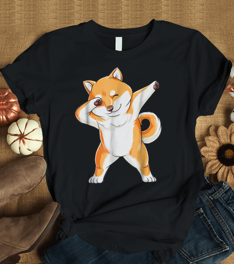 Dabbing Shiba Inu Dog Puppy Animal Lover T-Shirt