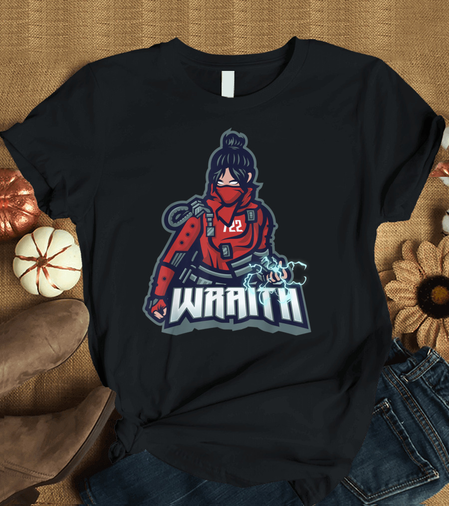 Apex Legends Wraith Red 12 Video Gamer T-Shirt