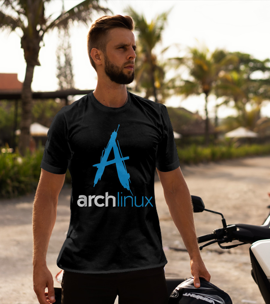 Arch Linux Lover Tagline And Open Source Os Arch Linux T-Shirt