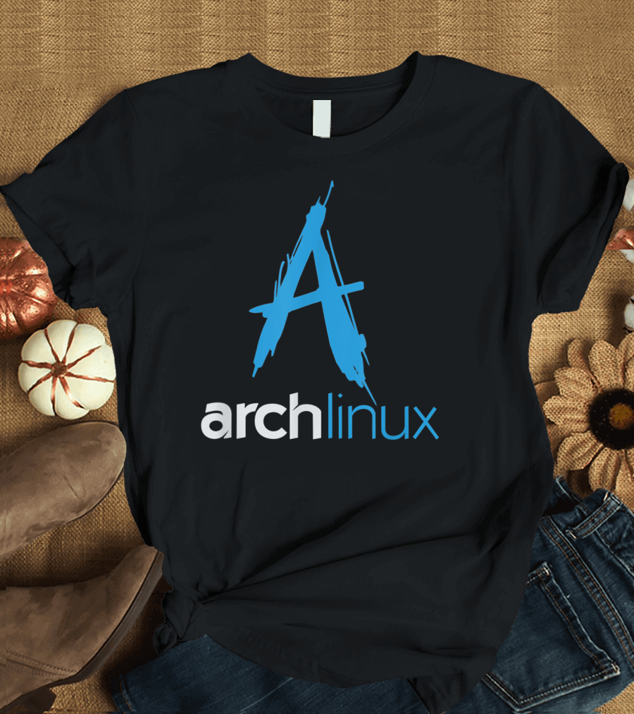 Arch Linux Lover Tagline and Open Source Os Arch Linux T-Shirt