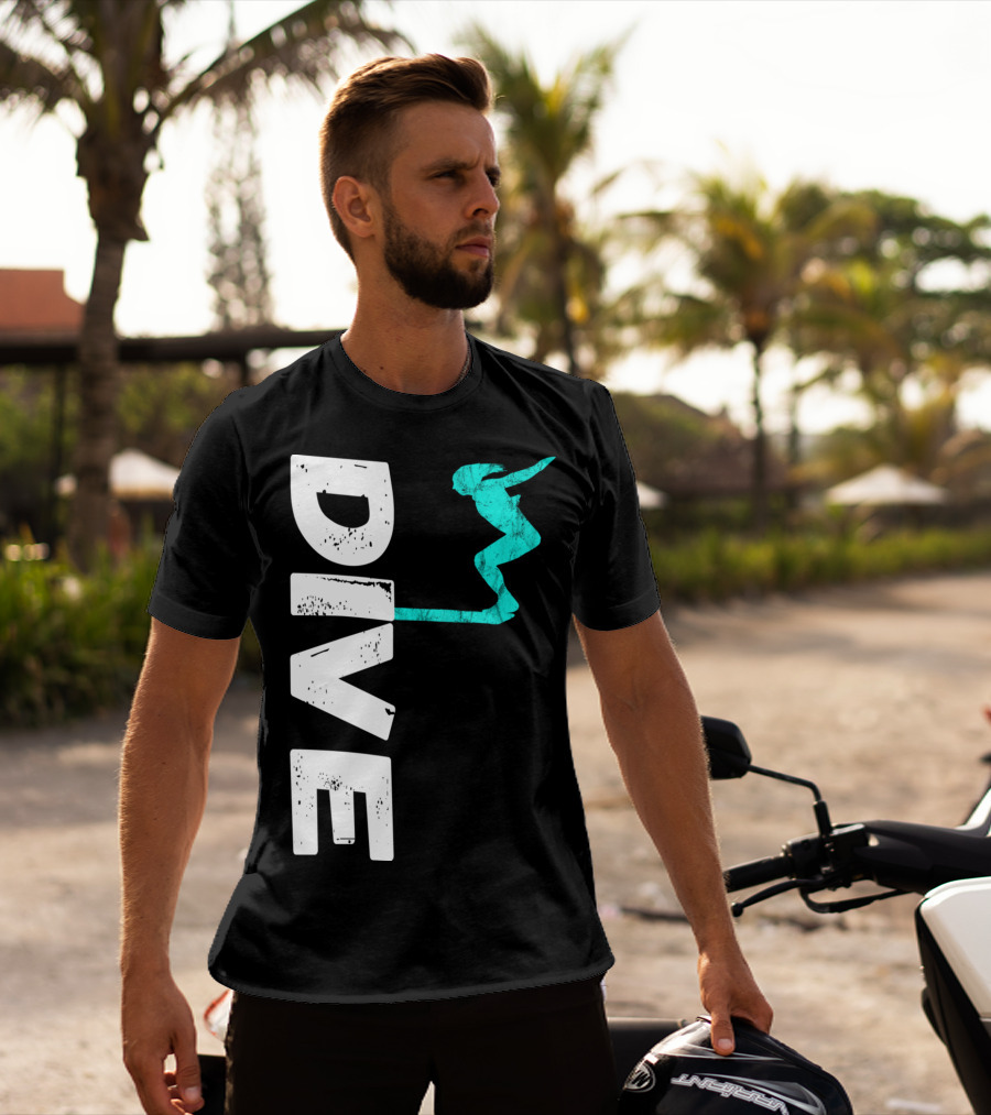 Dive Springboard Platform Diving Board Jumper T-Shirt