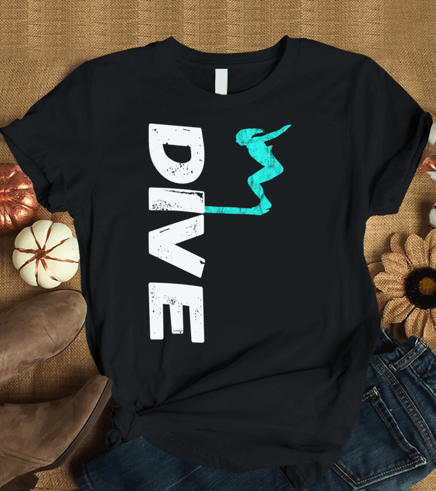 Dive Springboard Platform Diving Board Jumper T-Shirt