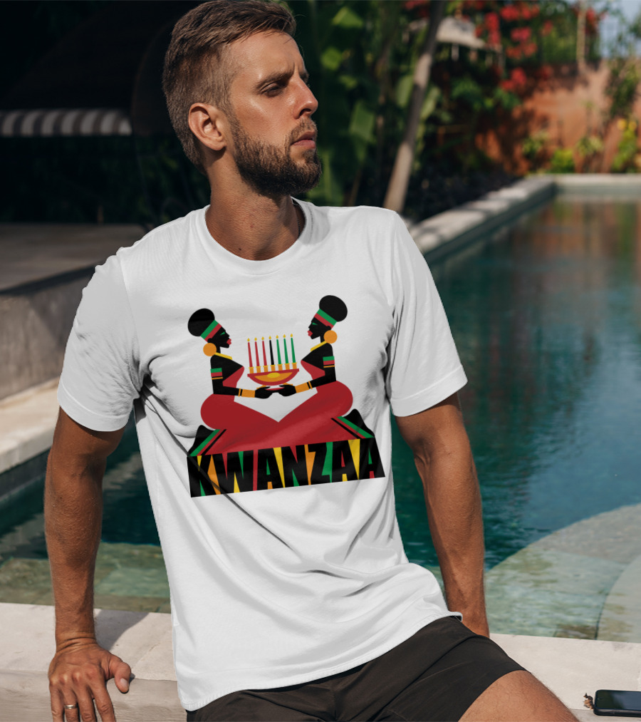 Kwanzaa Celebration African Kinara Tradition T-Shirt