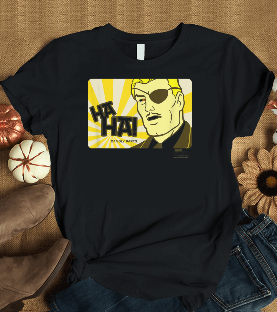 Ha Ha Dangly Parts Harvey Birdman Attorney At Law Phil Ken Sebben T-Shirt