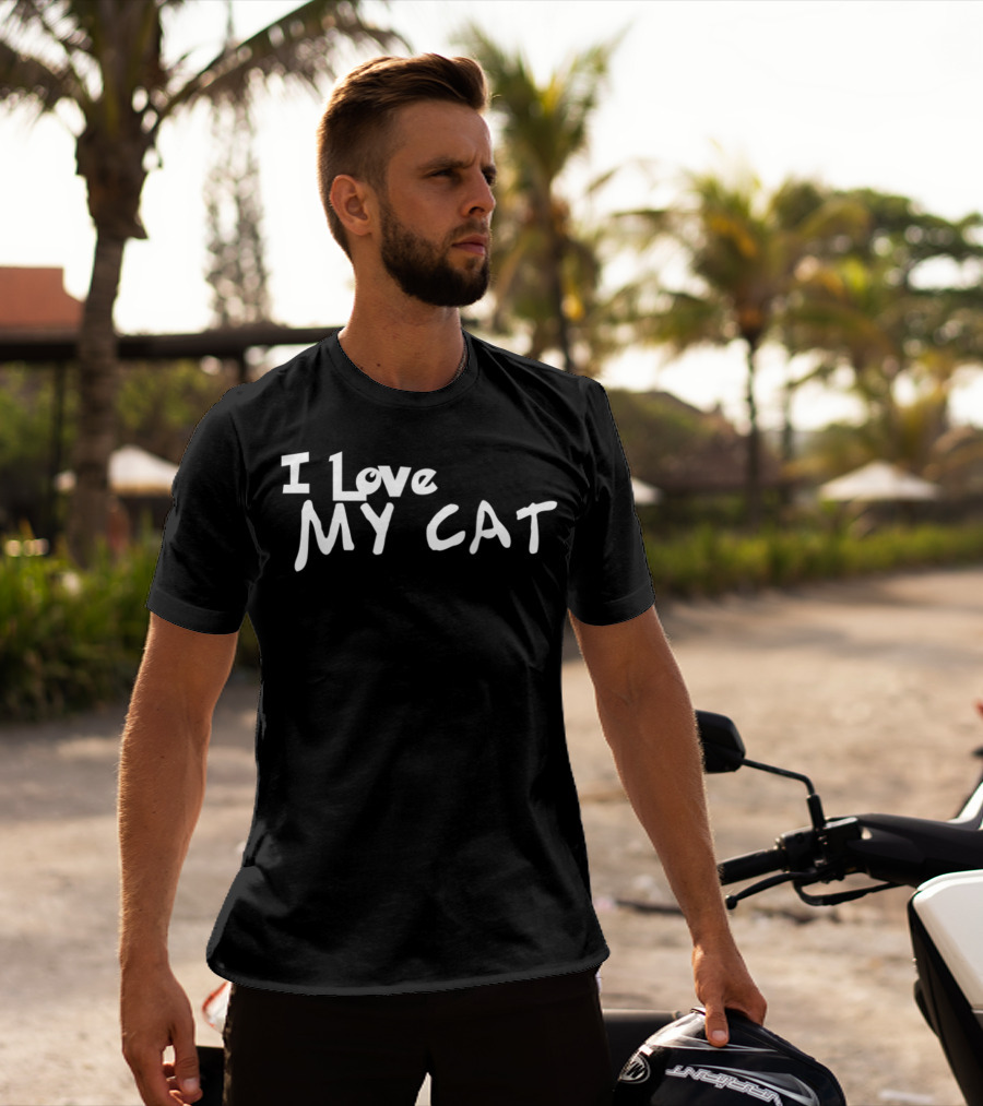 I Love My Cat T-Shirt