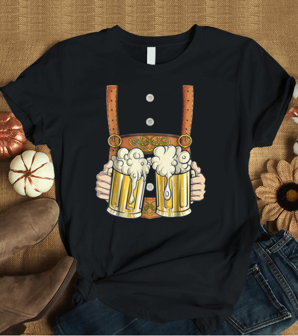 T-Shirt: Lederhosen Costume Oktoberfest Men Prost Beer Cheers ZZ T-Shirt Lederhosen Costume Oktoberfest Men Prost Beer Cheers ZZ T-Shirt