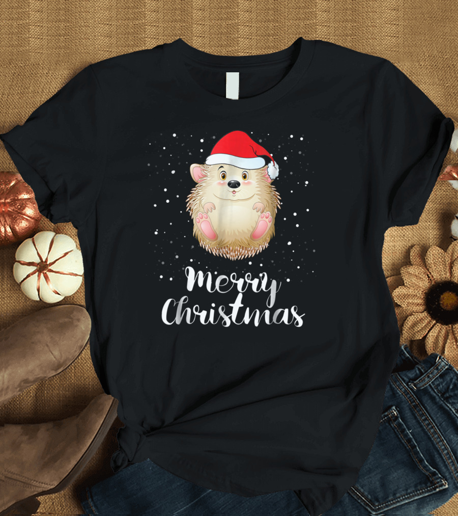 Merry Christmas Porcupine Family Matching Group T-Shirt