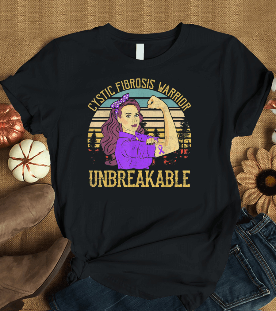 Cystic Fibrosis Warrior Unbreakable T-Shirt