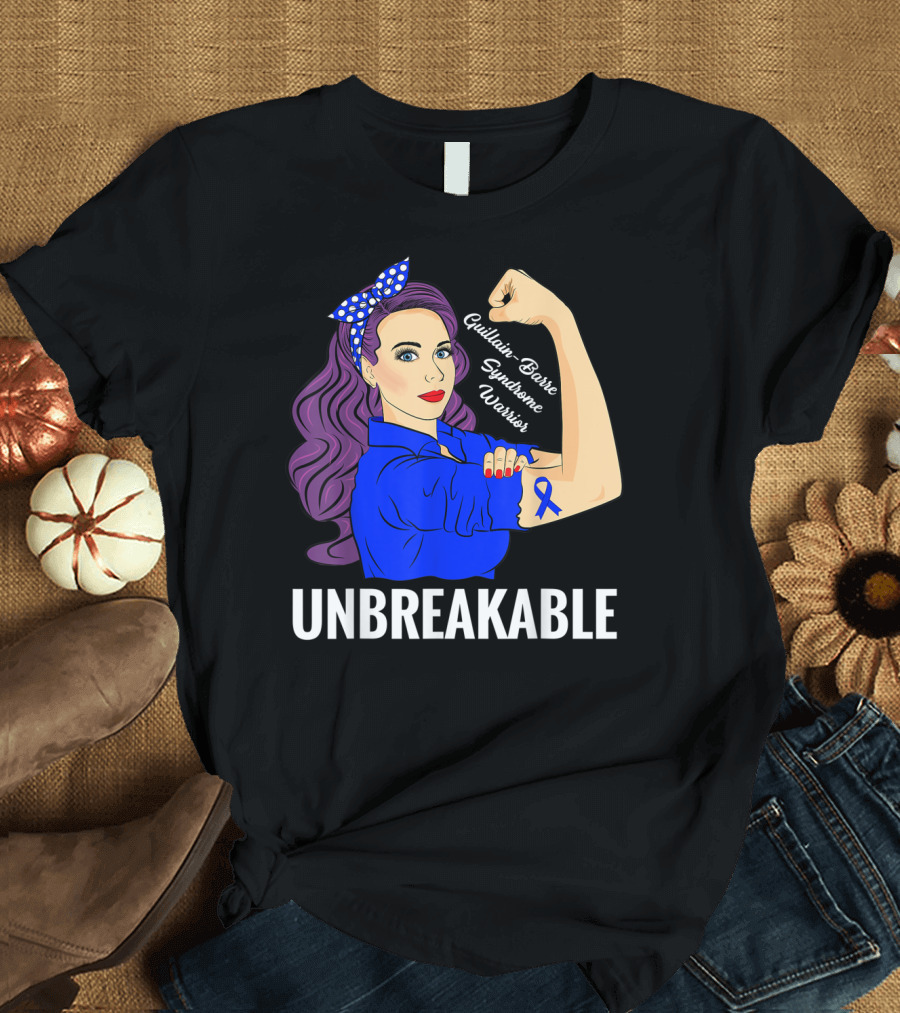 UNBREAKABLE Guillain Barre Syndrome Survivor Warrior T-Shirt