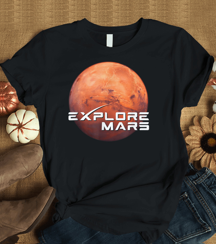 Explore Mars SpaceX Mars Exploration T-Shirt