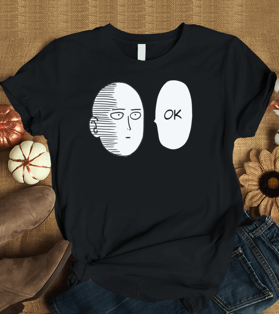 OK Boomer Saitama Meme Face T-Shirt