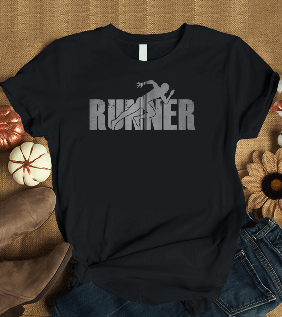 Runner Track Field Cross Country Running Sprint T-Shirt