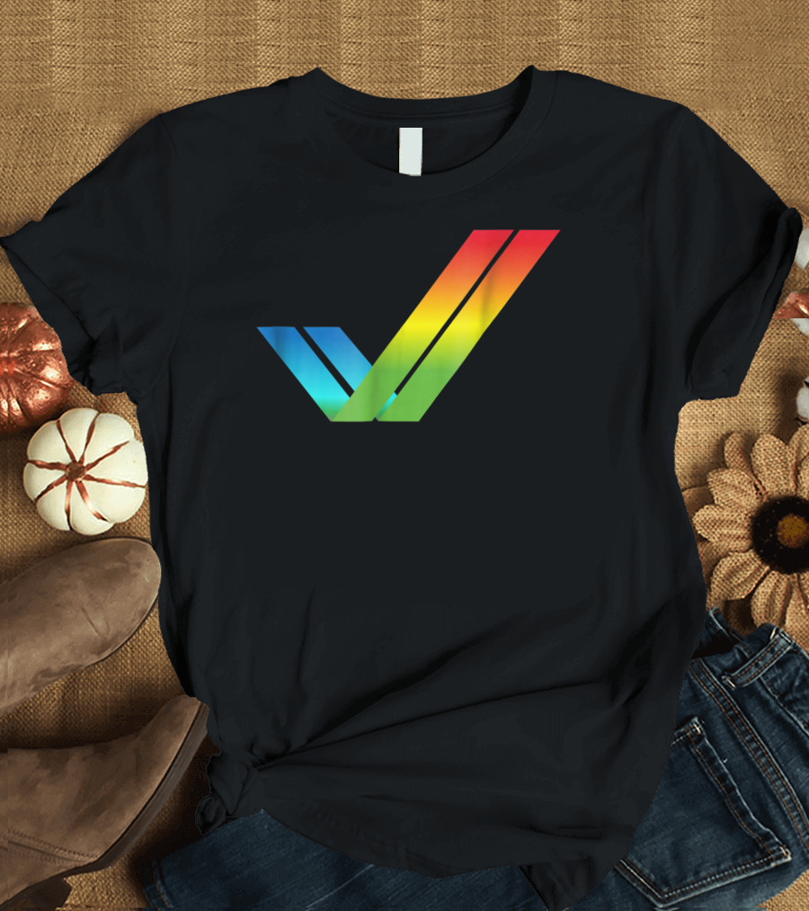 Amiga Rainbow Tick Computer T-Shirt