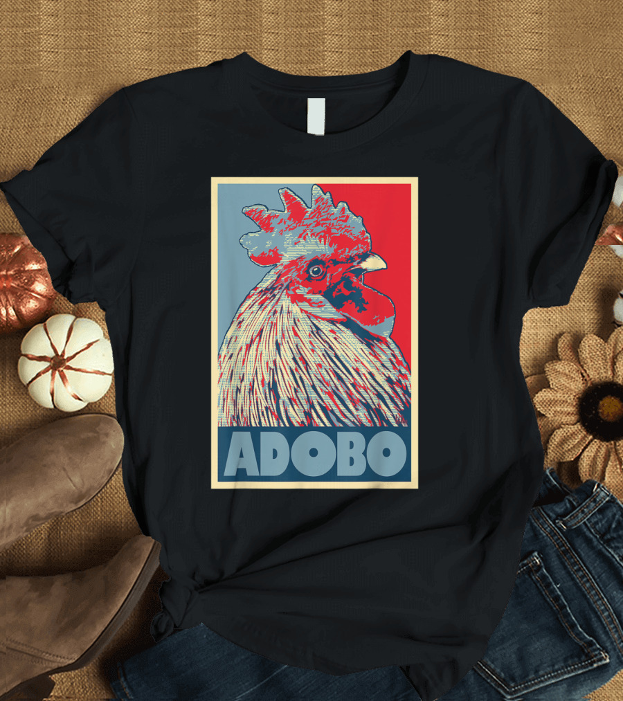 HOPE Adobo for FilAm Families and Friends Rooster T-Shirt