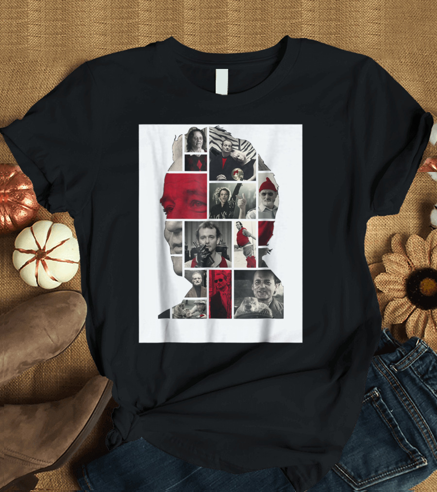 Classic Bill Murray Film Collage T-Shirt