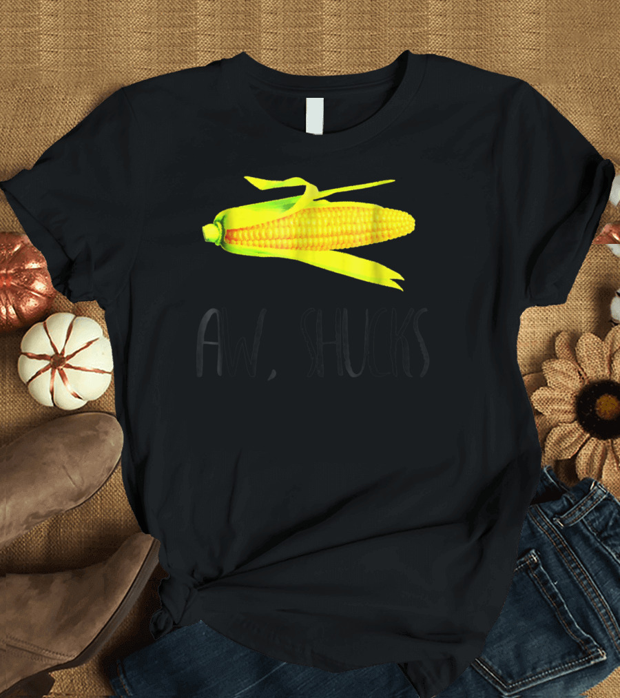 Aw Shucks Amaizing Pun Corn On The Cob T-Shirt