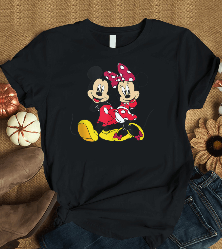 Disney Big Mickey Mouse and Minnie Mouse Classic T-Shirt